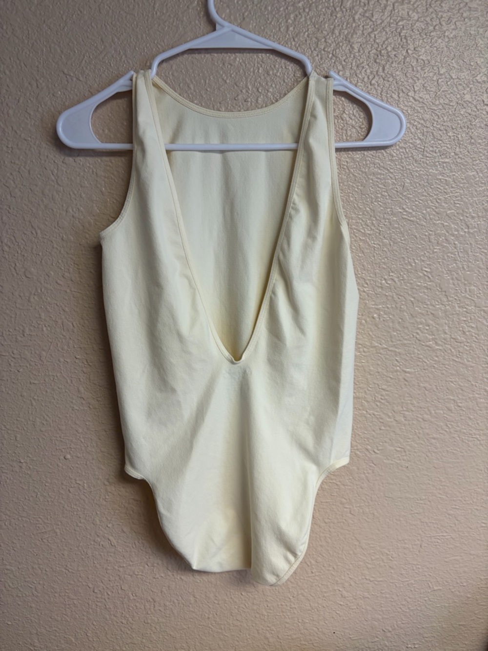 Free People Butter Yellow Tank Bodysuit - Picture 2 of 3